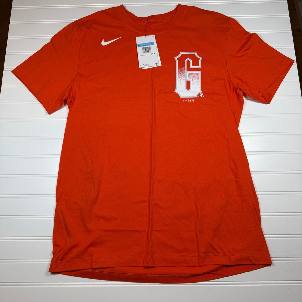 Nike San Francisco Giants MLB City Connect Mens Orange T-Shirt Medium NWT - Picture 1 of 6